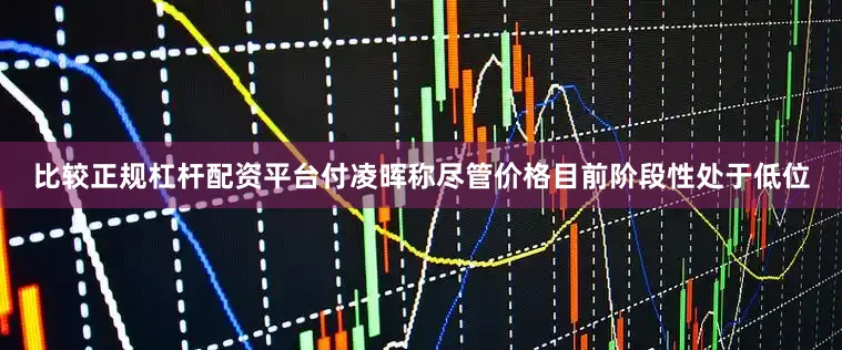 比较正规杠杆配资平台付凌晖称尽管价格目前阶段性处于低位